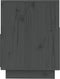 vidaXL - Tv-meubel - 140x37x50 - cm - massief - grenenhout - grijs