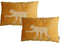 SVJ Apen Kussens - 40x60 cm - Fluweel - Geel - Set van 2