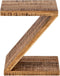 SVJ Bijzettafel - 31x42x50 cm - Mango Hout - Bruin