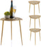 SVJ Bijzettafel - 40 x 40 x 45 cm - Aluminium - Goud - Set van 4