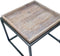 SVJ Bijzettafel - 54x54x46 cm - Metaal - Grijs - Set van 2