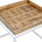 SVJ Bijzettafel - 54x54x46 cm - Metaal - Wit - Set van 2