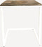 SVJ Bijzettafel Rechthoekig - 30x40x48 cm - Metaal - Wit - Set van 2