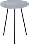 SVJ Bijzettafel Rond - 35 x 37 x 45 cm - Aluminium - Zilver