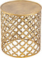 SVJ Bijzettafel Rond - 41 x 41 x 48 cm - Aluminium - Goud