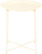 SVJ Bijzettafel Rond - 47 x 47 x 51 cm - Metaal - Beige