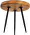 SVJ Bijzettafel Rond - 50 x 50 x 40 cm - Metaal - Bruin