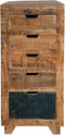 SVJ Bureaukast Rechthoekig - 35 x 40 x 92 cm - Mangohout - Bruin