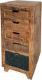 SVJ Bureaukast Rechthoekig - 35 x 40 x 92 cm - Mangohout - Bruin