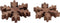SVJ Decoratief Sneeuwvlokje - 3x18x18 cm - Mango Hout - Naturel