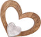 SVJ Decoratieve Hartjes - 3x27x21 cm - Mango Hout - Naturel