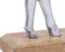 SVJ Decoratieve Herten - 6x20x32 cm - Mango Hout - Zilver - Set van 2