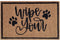 SVJ Deurmat ''Wipe Your'' Rechthoekig - 40 x 60 cm - Kokos - Bruin