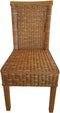 SVJ Eetkamerstoel Rechthoekig - 54 x 47 x 97 cm - Rotan - Bruin