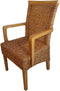 SVJ Eetkamerstoel Rechthoekig - 57 x 54 x 97 cm - Rotan - Bruin
