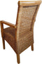 SVJ Eetkamerstoel Rechthoekig - 57 x 54 x 97 cm - Rotan - Bruin
