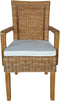 SVJ Eetkamerstoelen - 47x54x97 cm - Rotan - Lichtbruin - Set van 2
