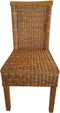 SVJ Eetkamerstoelen - 54x47x97 cm - Rotan - Bruin - Set van 6