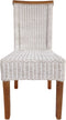 SVJ Eetkamerstoelen - 54x47x97 cm - Rotan - Wit - Set van 4