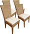 SVJ Eetkamerstoelen - 60x48x98 cm - Rotan - Lichtbruin - Set van 4