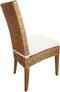 SVJ Eetkamerstoelen - 60x48x98 cm - Rotan - Lichtbruin - Set van 4