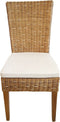 SVJ Eetkamerstoelen - 60x48x98 cm - Rotan - Lichtbruin - Set van 4
