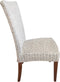 SVJ Eetkamerstoelen - 60x48x98 cm - Rotan - Wit - Set van 4