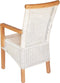 SVJ Eetkamerstoelen - 64x54x97 cm - Rotan - Wit - Set van 4
