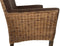 SVJ Eetkamerstoelen - 64x59x91 cm - Rotan - Bruin - Set van 4