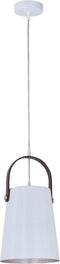 SVJ Hanglamp Rond - 22 x 22 x 44 cm - Metaal - Wit