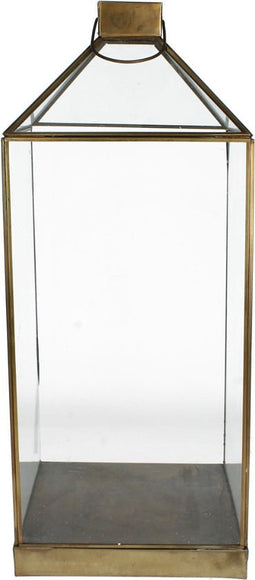 SVJ Home Decoartions Lantaarn - 20 x 20 x 50 cm - Metaal - Brons