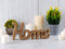 SVJ 'Home'' Decoratief - 3x28x12 cm - Mango Hout - Naturel