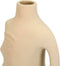 SVJ Home Decorations Fine Vaas - 18 x 11 x 28 cm - Aardewerk - Beige