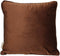 SVJ Home Decorations Masker Kussen - 45 x 45 cm - Fluweel - Bruin