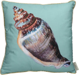 SVJ Home Decorations Slakken Kussen - 45 x 45 cm - Polyester - Blauw