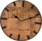 SVJ Klok - 30x30x5 cm - Hout - Naturel