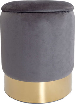 SVJ Kruk Rond - 31 x 31 x 38 cm - Polyester - Antraciet