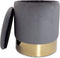 SVJ Kruk Rond - 31 x 31 x 38 cm - Polyester - Antraciet