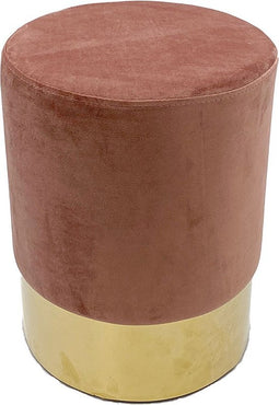 SVJ Kruk Rond - 32 x 32 x 42 cm - Polyester - Roze