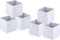 SVJ Opvouwbare Opbergbox Vierkant - 27x28x27 cm - Geel - Set van 6