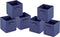 SVJ Opvouwbare Opbergbox Vierkant - 27x28x27 cm - Zwart - Set van 6
