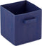 SVJ Opvouwbare Opbergbox Vierkant - 27x28x27 cm - Zwart - Set van 6