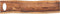 SVJ Plateau - 15x70x2 cm - Hout - Naturel