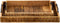 SVJ Plateau Rechthoekig - 31 x 46 x 8 cm - Hout - Bruin - Set van 2