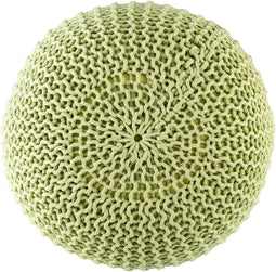 SVJ Poef - 45x45x30 cm - Katoen - Lichtgroen
