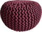 SVJ Poef - 45x45x30 cm - Katoen - Paars