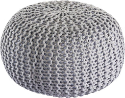 SVJ Poef - 45x45x30 cm - Kunststof - Grijs