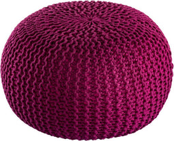 SVJ Poef - 45x45x30 cm - Kunststof - Paars