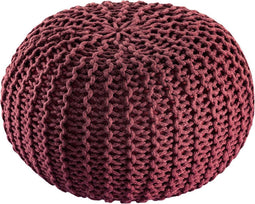 SVJ Poef - 55x55x37 cm - Kunststof - Beige