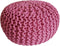 SVJ Poef Rond - 45 x 45 x 30 cm - Katoen - Roze